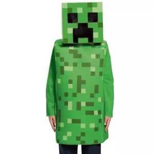 Kids Minecraft Creeper costume